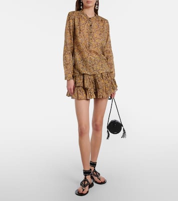 Jocadia floral tiered cotton voile shorts | Marant Etoile