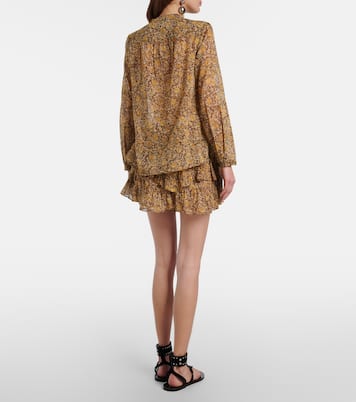 Jocadia floral tiered cotton voile shorts | Marant Etoile