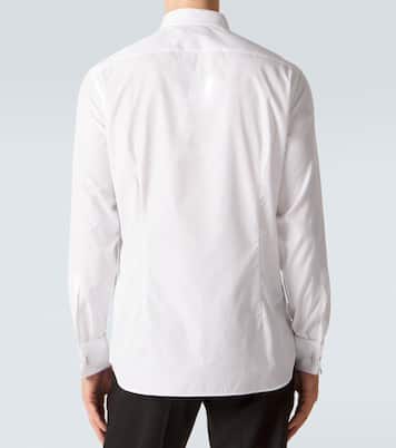 Cotton poplin tuxedo shirt | Lardini