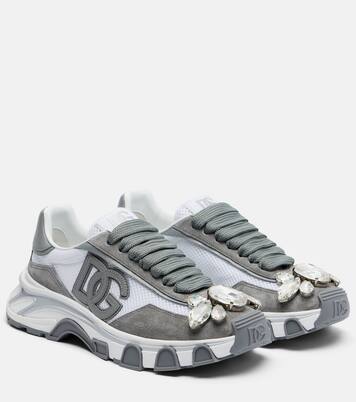 DG Country Road suede-trimmed sneakers | Dolce&Gabbana
