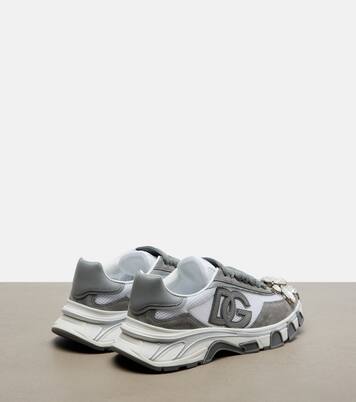 DG Country Road suede-trimmed sneakers | Dolce&Gabbana