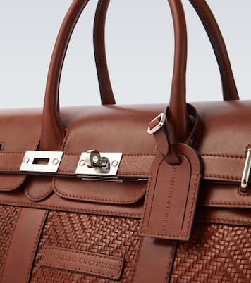 Sac Country en cuir | Brunello Cucinelli