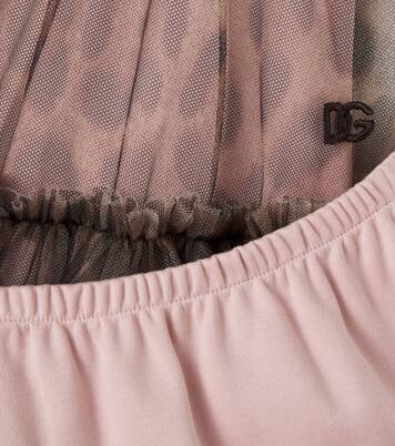 Baby leopard-print tulle dress | Dolce&Gabbana Kids