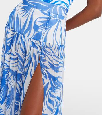 Jaimee high-rise printed maxi skirt | Alexandra Miro