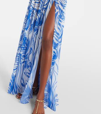 Jaimee high-rise printed maxi skirt | Alexandra Miro