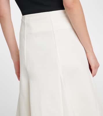 Cotton midi skirt | Róhe