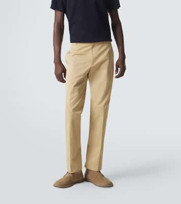 Cotton twill chinos | Burberry