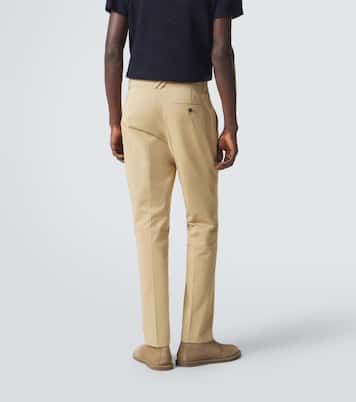 Cotton twill chinos | Burberry