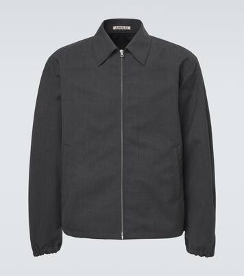 Veste blouson en laine | Auralee