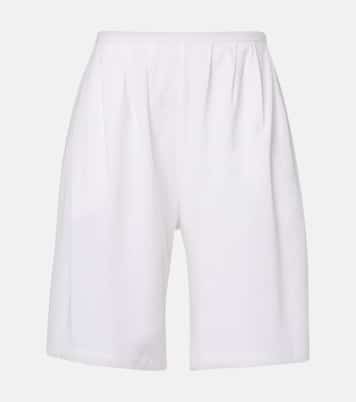 Poppy cotton Bermuda shorts | Khaite