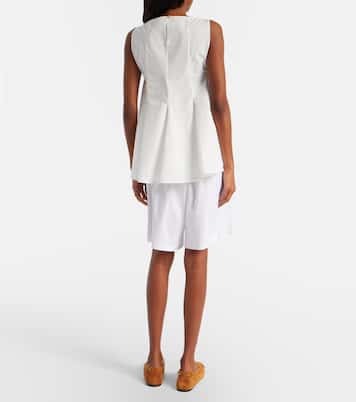 Poppy cotton Bermuda shorts | Khaite