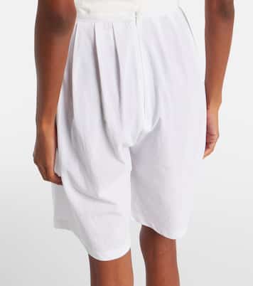 Poppy cotton Bermuda shorts | Khaite