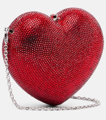 Clutch L'Amour Petit Coeur mit Kristallen | Judith Leiber Couture