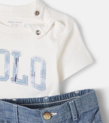 Baby logo T-shirt and shorts set  | Polo Ralph Lauren Kids