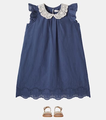Kleid Antonella aus Baumwolle mit Spitze | C'era Una Volta
