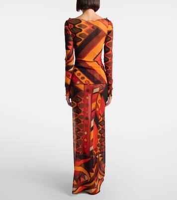 Falda larga Vivara de tul | Pucci