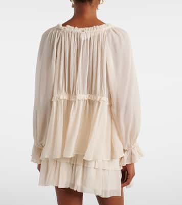 Moon ruffled blouse | Poupette St Barth