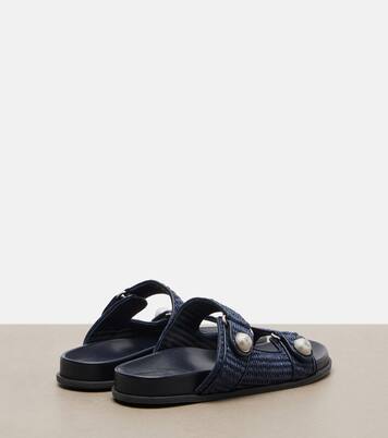 Fayence raffia-effect sandals | Jimmy Choo