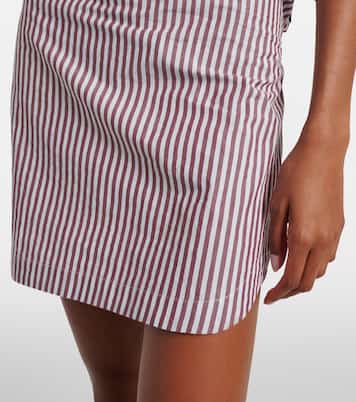 Abito polo in cotone a righe | The Attico