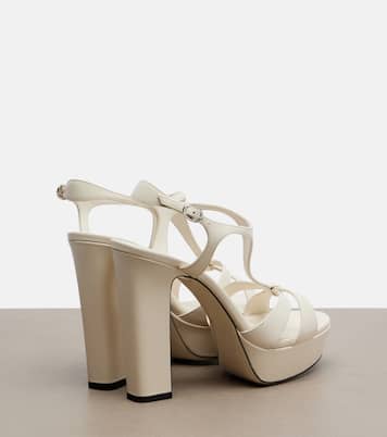 Plateausandalen Kesia aus Leder | Jimmy Choo