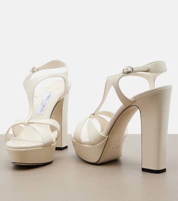 Plateausandalen Kesia aus Leder | Jimmy Choo