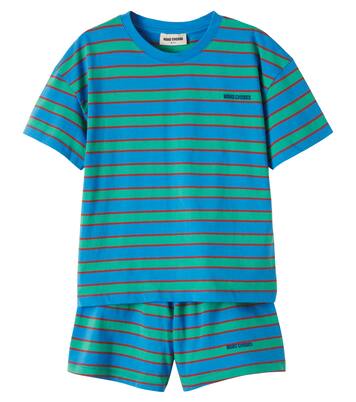Bobo Choses Blue Stripes cotton pajamas | Bobo Choses