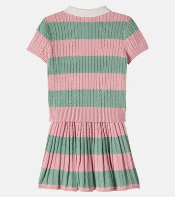 Set aus Polopullover und Rock aus Baumwolle | Polo Ralph Lauren Kids