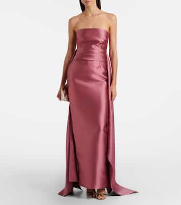 Robe bustier en satin | Solace London
