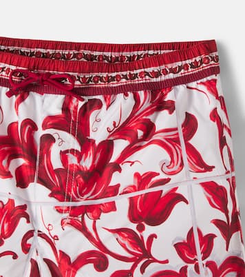 Printed swim trunks | Dolce&Gabbana Kids