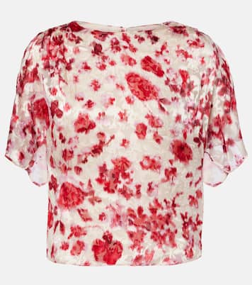 Top Hervane de jacquard floral | Isabel Marant