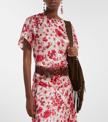 Top Hervane de jacquard floral | Isabel Marant
