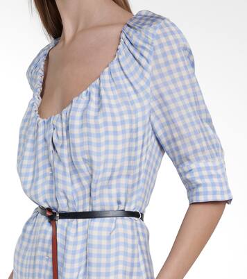 Giselda gingham midi dress | Altuzarra