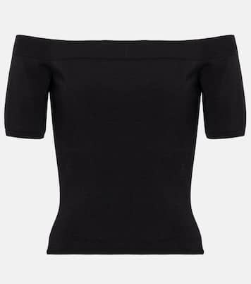 Off-shoulder top | McQueen
