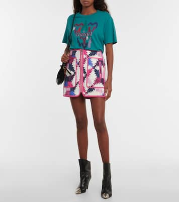 Minifalda Hamlin de algodón estampada | Marant Etoile