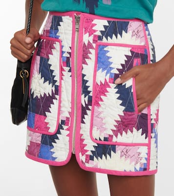 Minifalda Hamlin de algodón estampada | Marant Etoile