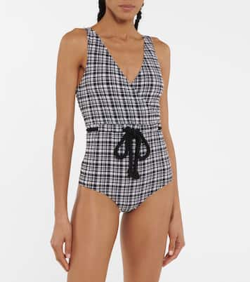 Badeanzug Yasmin aus Seersucker | Lisa Marie Fernandez