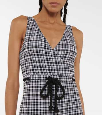 Badeanzug Yasmin aus Seersucker | Lisa Marie Fernandez