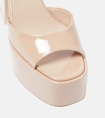 Plateausandalen Tatiana aus Lackleder | Paris Texas