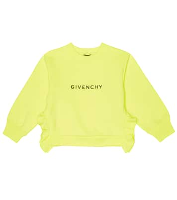 Sweat-shirt en coton mélangé à logo | Givenchy Kids