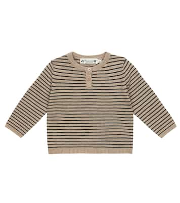 Baby striped wool sweater | Bonpoint