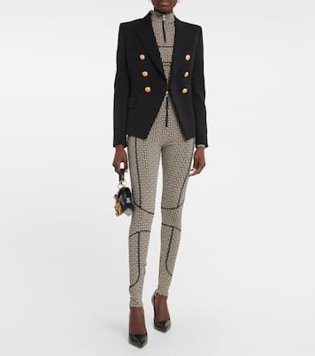 Cropped-Top aus einem Baumwollgemisch | Balmain