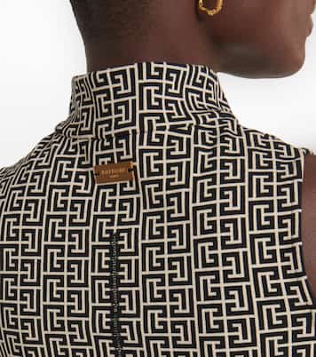 Cropped-Top aus einem Baumwollgemisch | Balmain