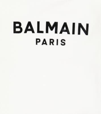 Sweat-shirt en coton à logo | Balmain Kids