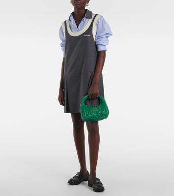 Miu Wander matelassé shoulder bag | Miu Miu