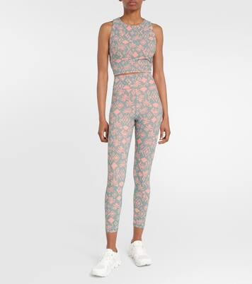 Bedruckte High-Rise Leggings Jardin | The Upside