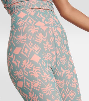 Bedruckte High-Rise Leggings Jardin | The Upside