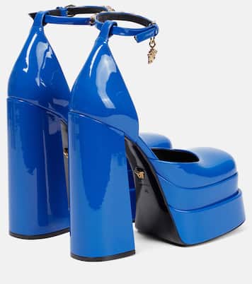 Plateau-Pumps Medusa Aevitas aus Lackleder | Versace