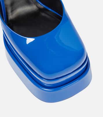 Plateau-Pumps Medusa Aevitas aus Lackleder | Versace