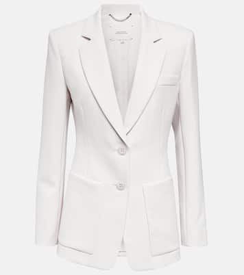 Single-breasted wool-blend blazer | Dorothee Schumacher