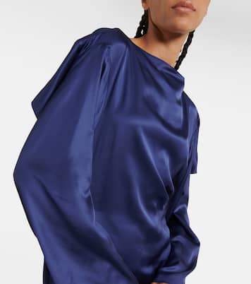 Midikleid aus Satin | MM6 Maison Margiela